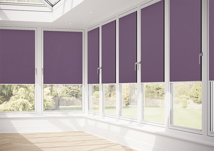 Umbra (Blackout), Plum - Stick Fit Honeycomb Blind - Image 13